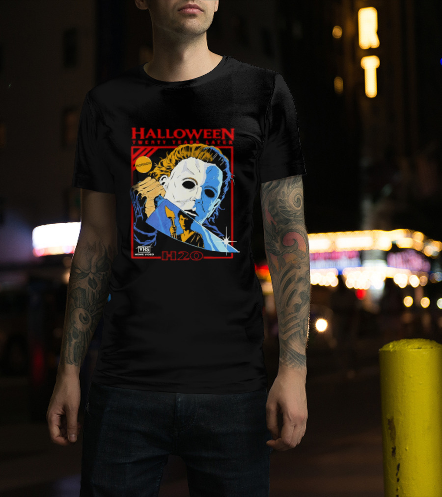 Halloween Twenty Years Later H20 Michael Myers Laurie Strode T-Shirt