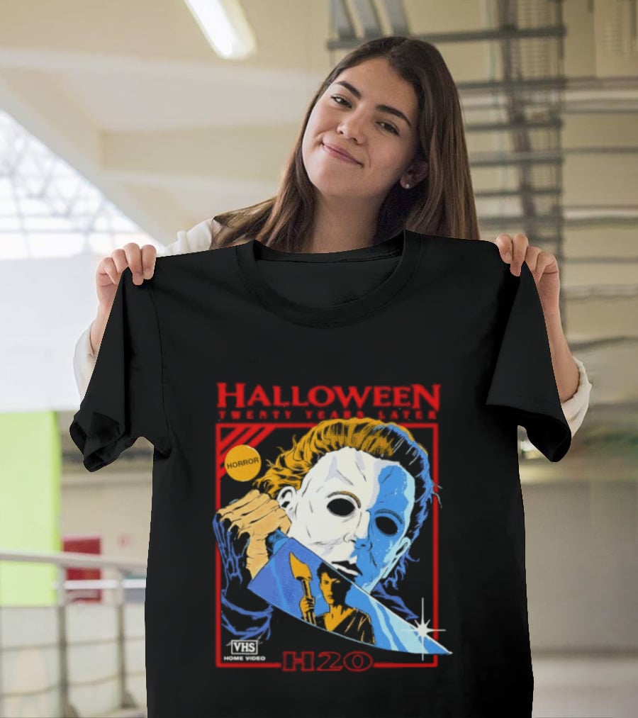 Halloween Twenty Years Later H20 Michael Myers Laurie Strode T-Shirt