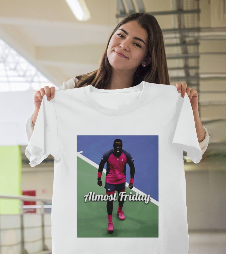 Frances Tiafoe Big FOE Almost Friday Tennis T-Shirt