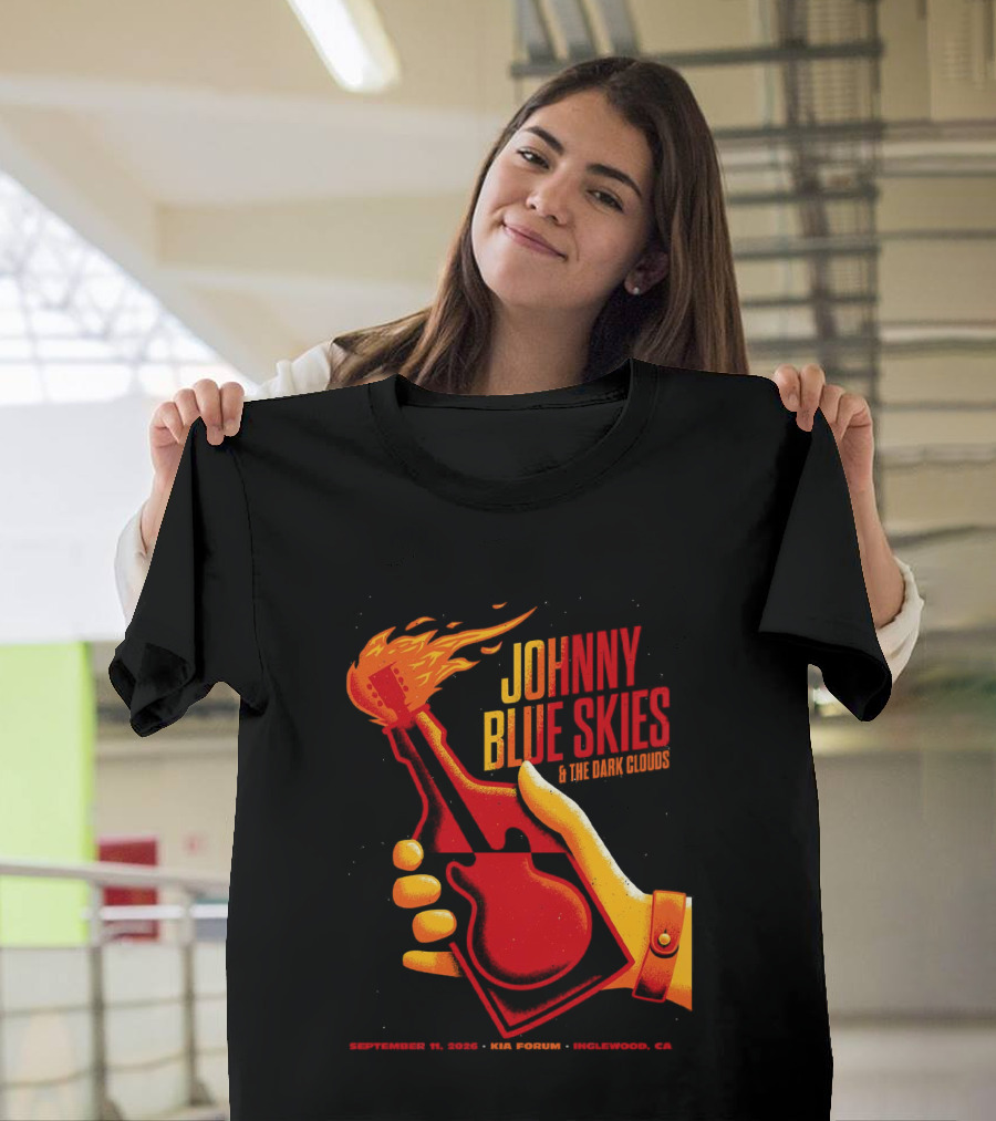 Johnny Blue Skies Inglewood CA 2026 The Dark Shadows Live At Kia Forum September 11 T-Shirt