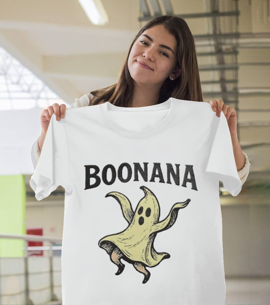 Boonana Ghost Dancing Banana Halloween Costume T-Shirt