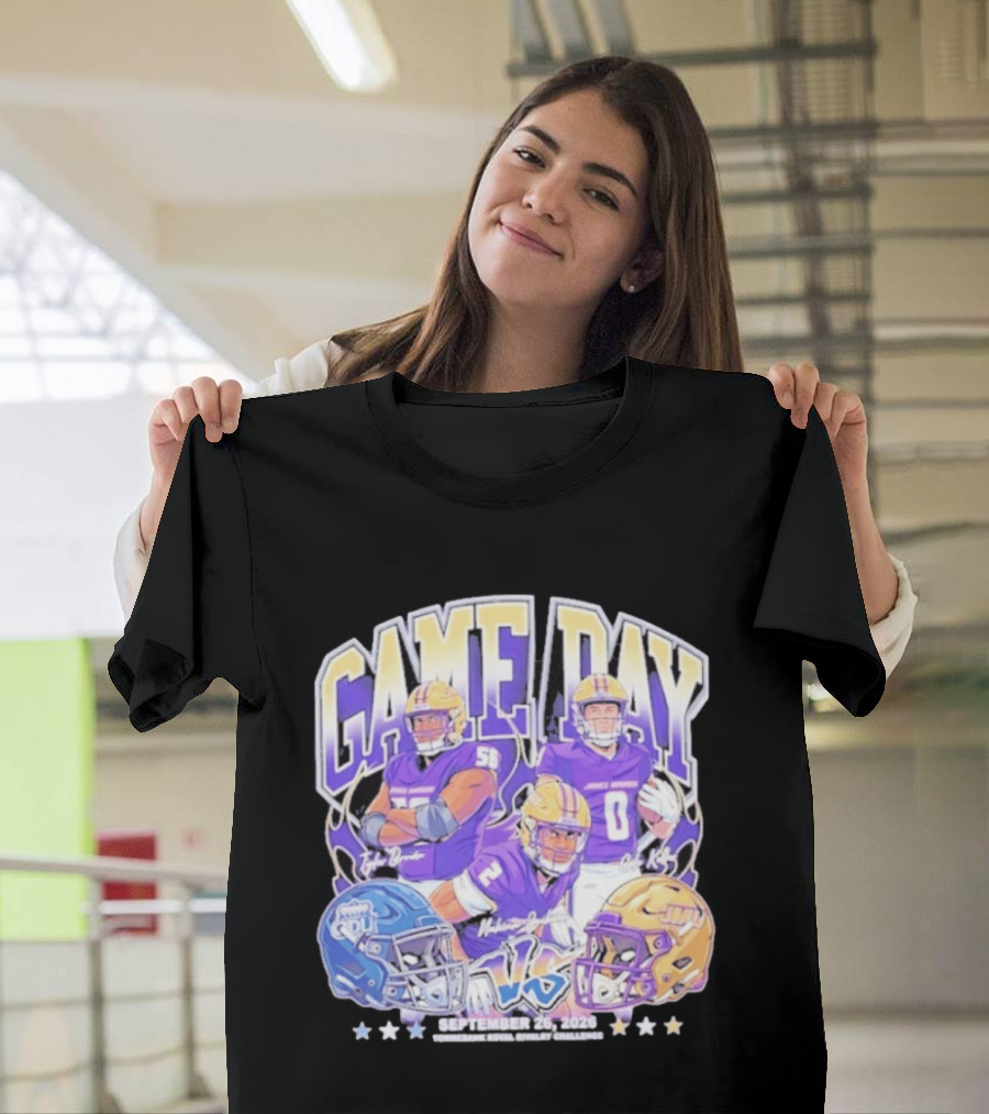 Game Day Nakian Jackson Cole Keller Tyler Brown JMU Vs ODU September 26 2026 T-Shirt