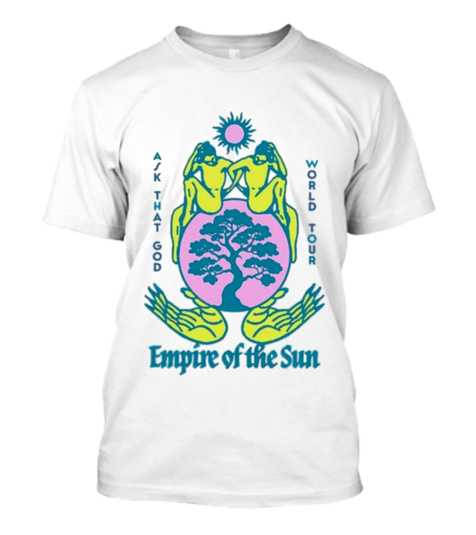 Empire Of The Sun Ask That God Hand World Tour Tree T-Shirt