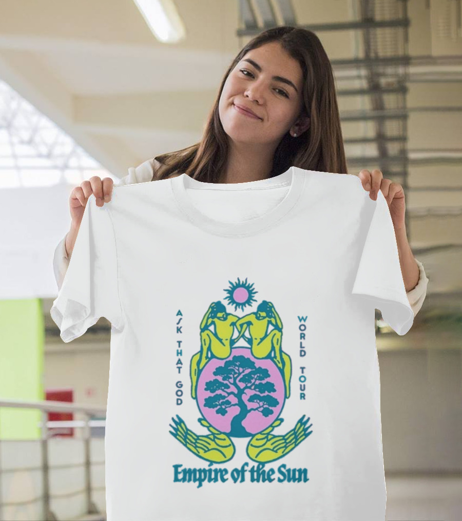 Empire Of The Sun Ask That God Hand World Tour Tree T-Shirt