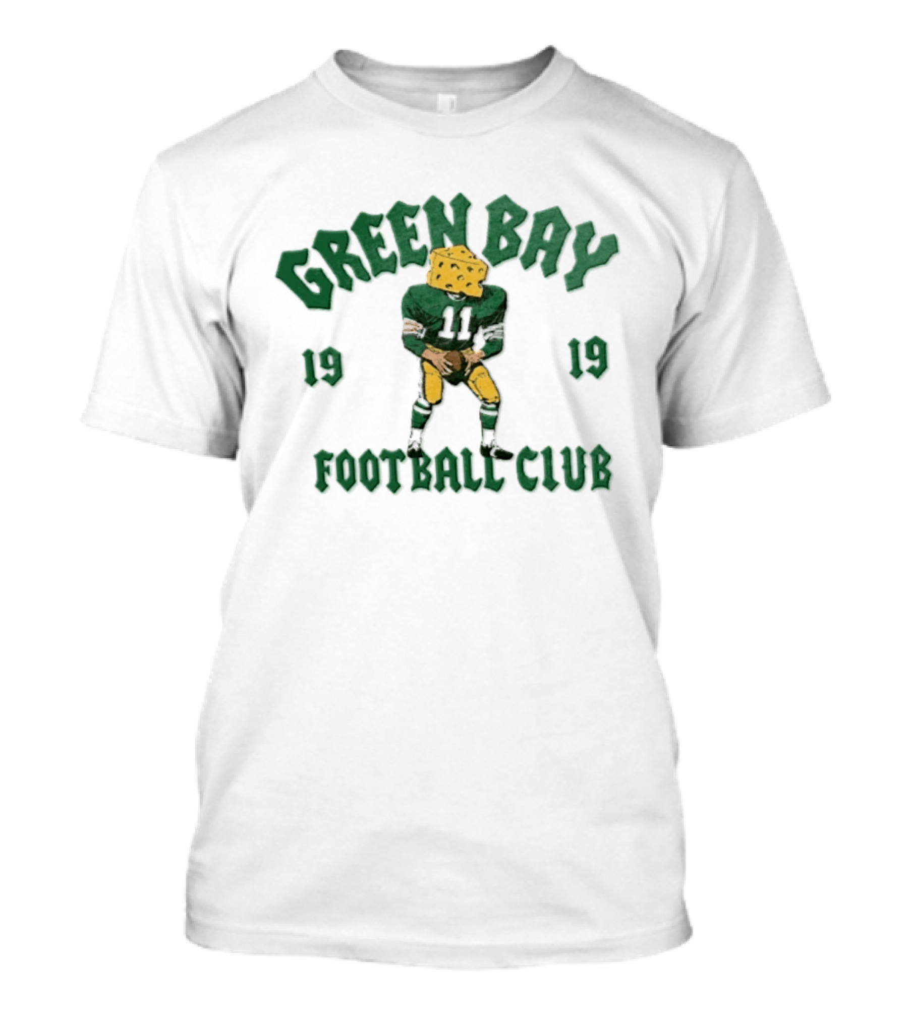 Green Bay Packers 1919 Football Club Cheesehead Player T-Shirt