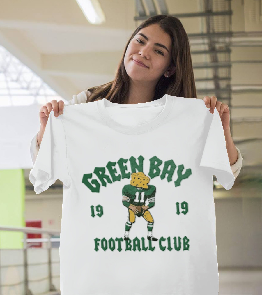 Green Bay Packers 1919 Football Club Cheesehead Player T-Shirt