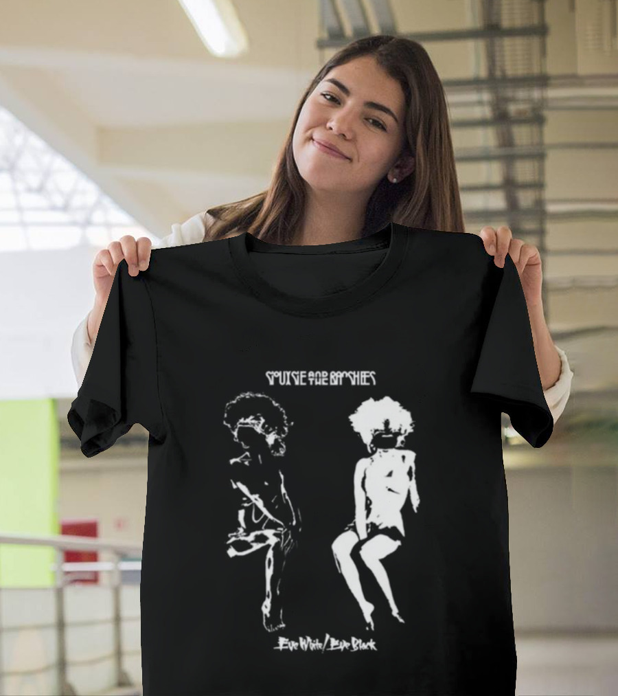 Siouxsie And The Banshees Eve White Eve Black T-Shirt