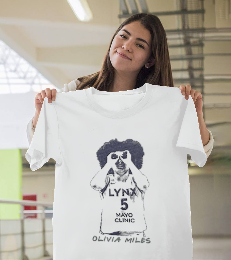 Olivia Miles Minnesota Lynx Basketball Making Goggles Gesture T-Shirt