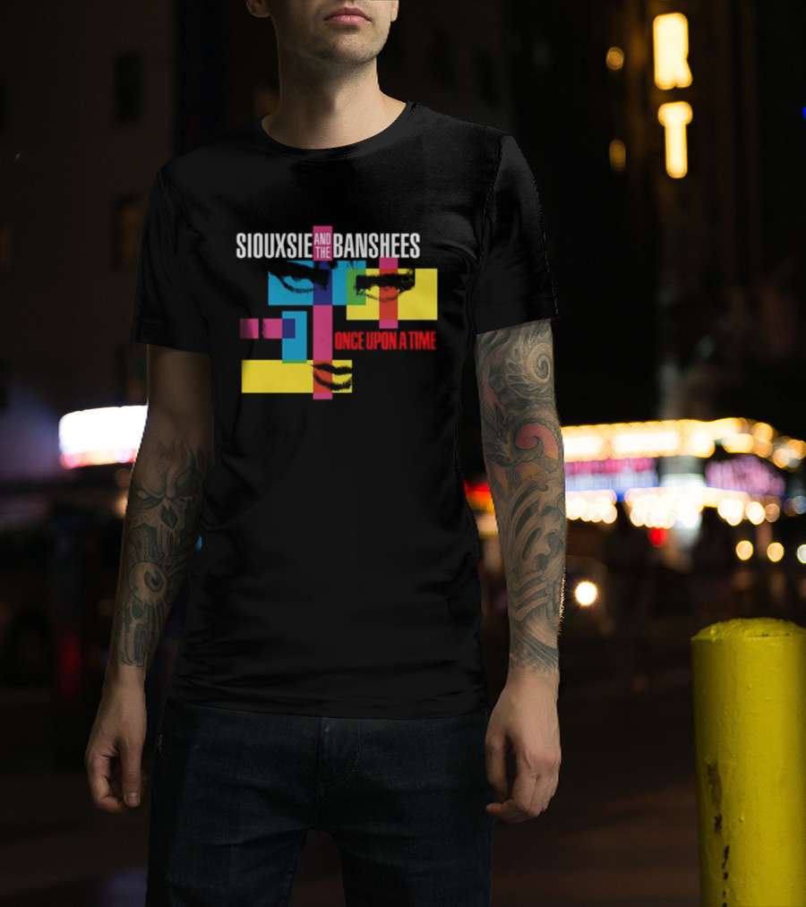 Siouxsie And The Banshees Once Upon A Time 2026 Multicolor Blocks T-Shirt
