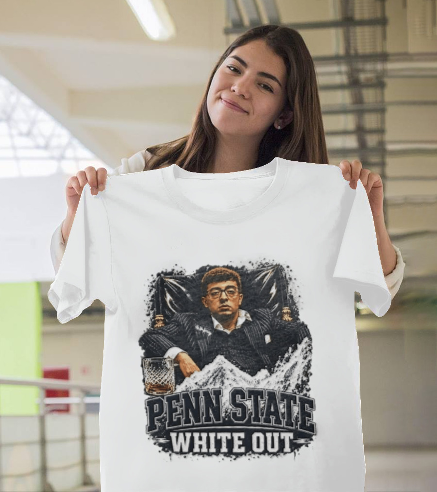 Penn State White Out Man In Suit Nittany Lions T-Shirt