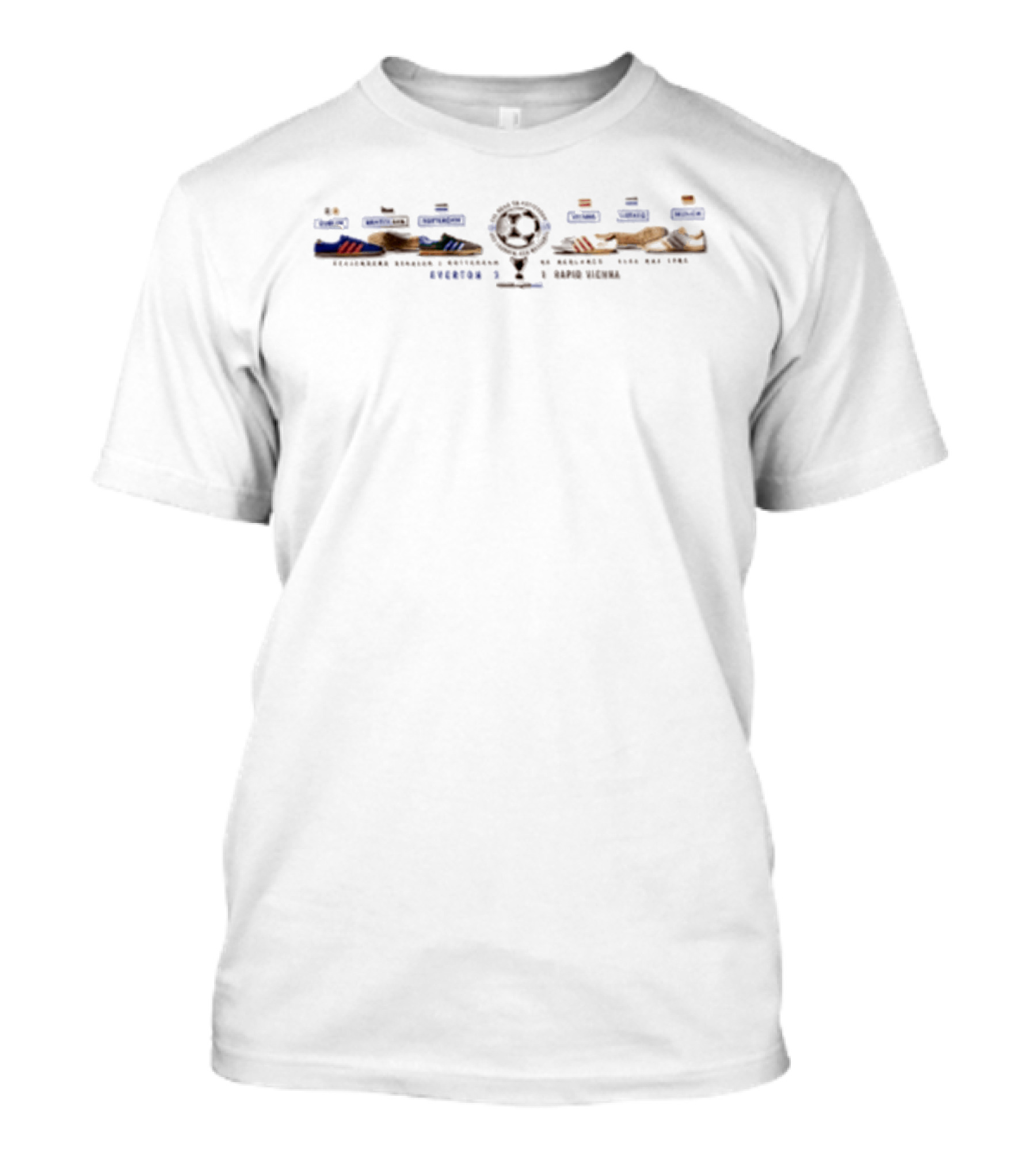 The Road To Rotterdam Everton 3 1 Rapid Vienna Trevor Steven Graham Sharp Andy Gray 1985 Cup Winners' Cup Final Victory T-Shirt
