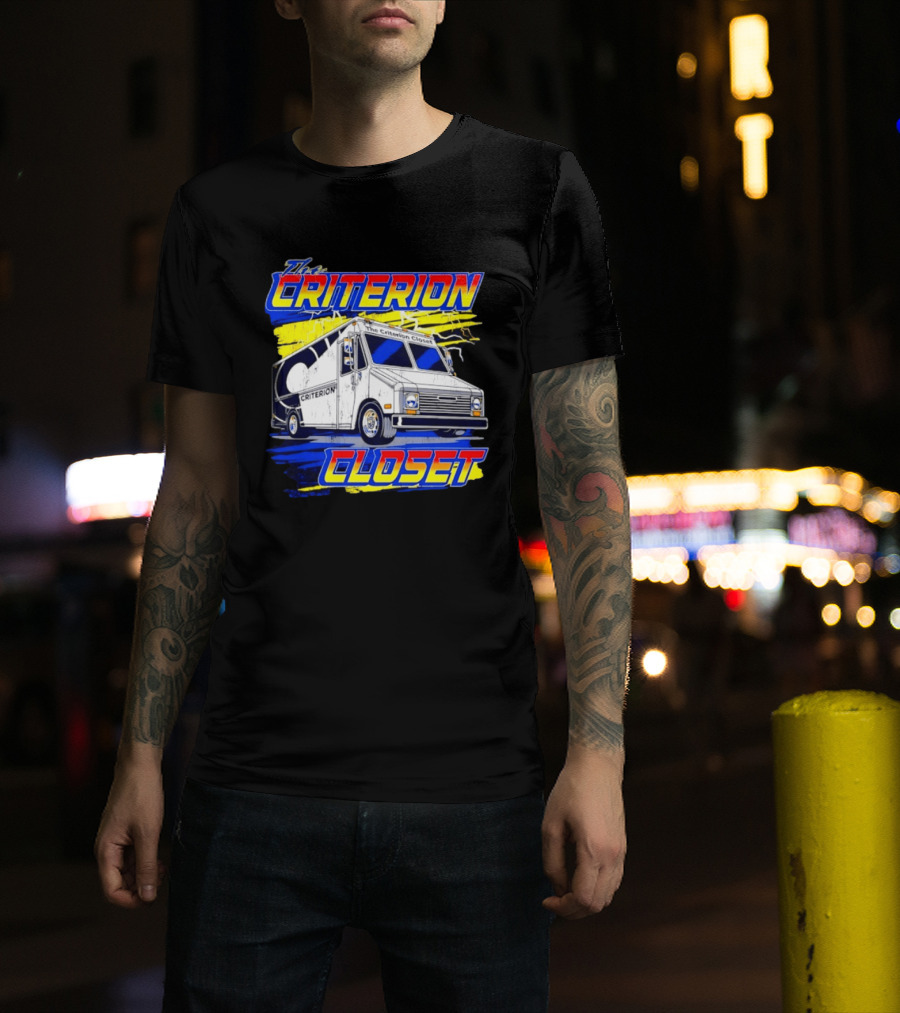 The Criterion Closet Film Movies Cinema Criterion Truck T-Shirt