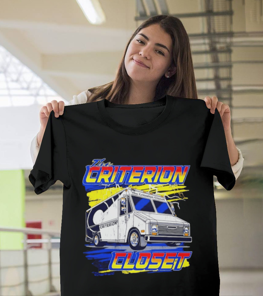 The Criterion Closet Film Movies Cinema Criterion Truck T-Shirt