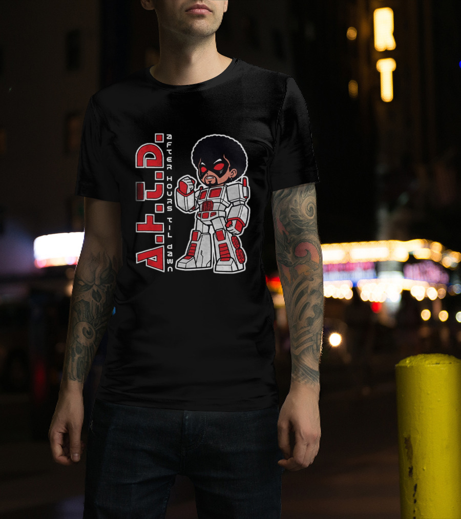 The Weeknd A.F.T.D. After Hours Til Dawn 2026 Asia Tour Tokyo Japan Gundam Pop Up T-Shirt