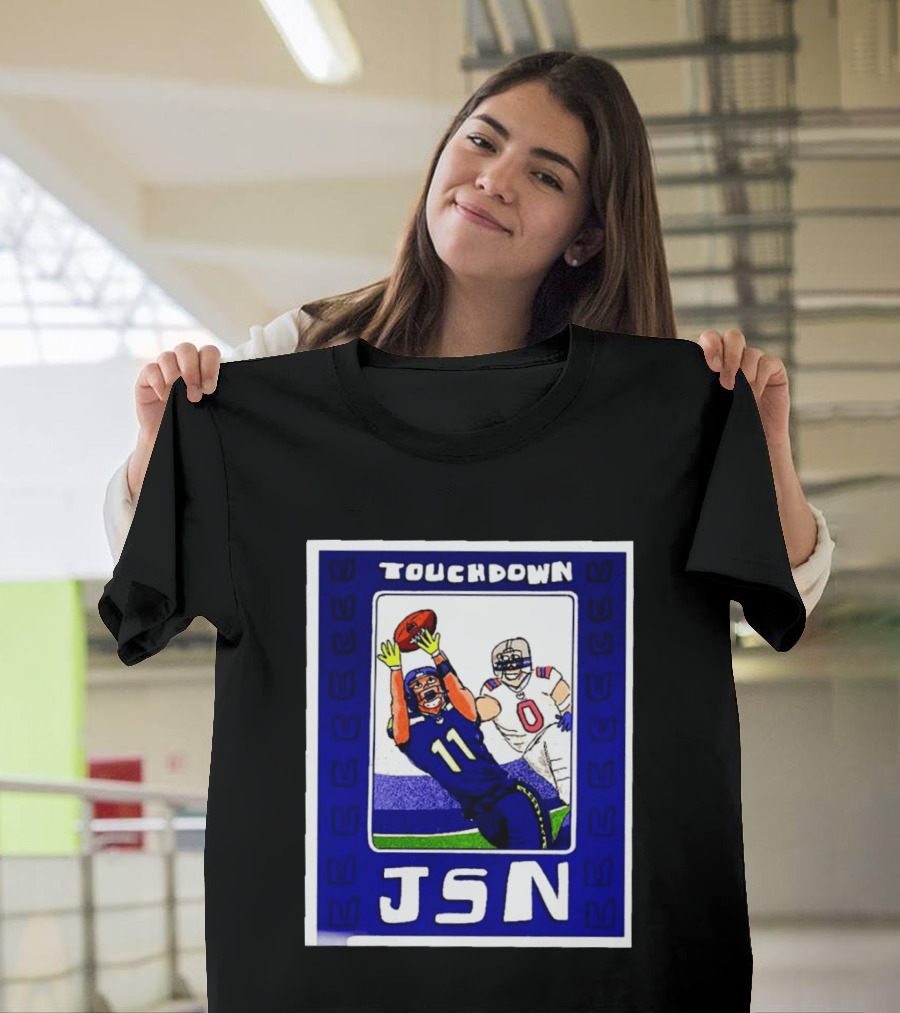 Touchdown JSN Jackson Smith Njigba Seattle Football Catch 11 T-Shirt