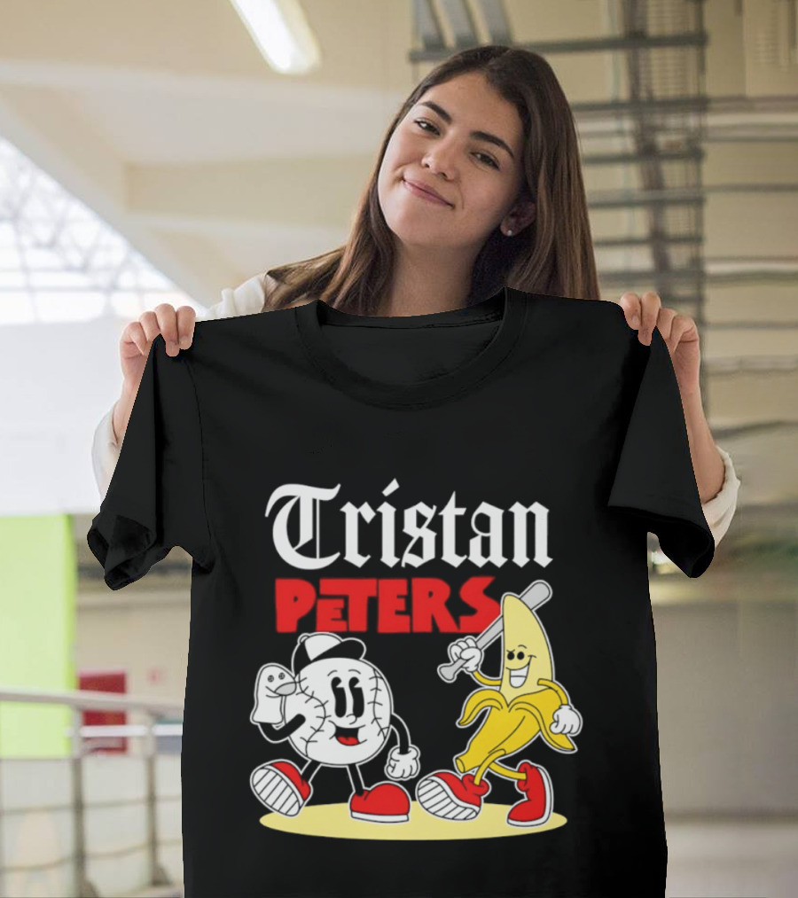 Tristan Peters Chicago White Sox Baseball Banana Cartoon Characters T-Shirt