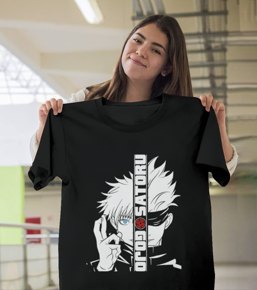 Satoru Gojo Mirror Six Eyes Limitless Jujutsu Kaisen Anime Fan T-Shirt