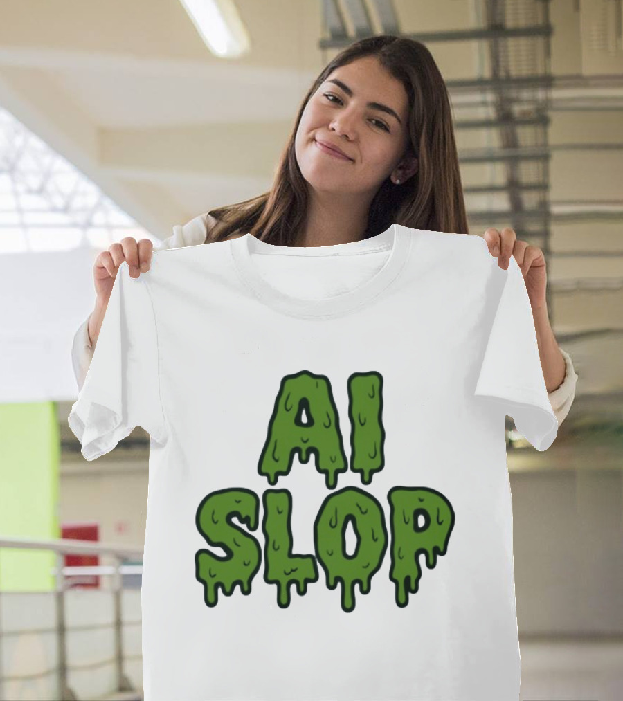 AI Slop Dripping Goo T-Shirt