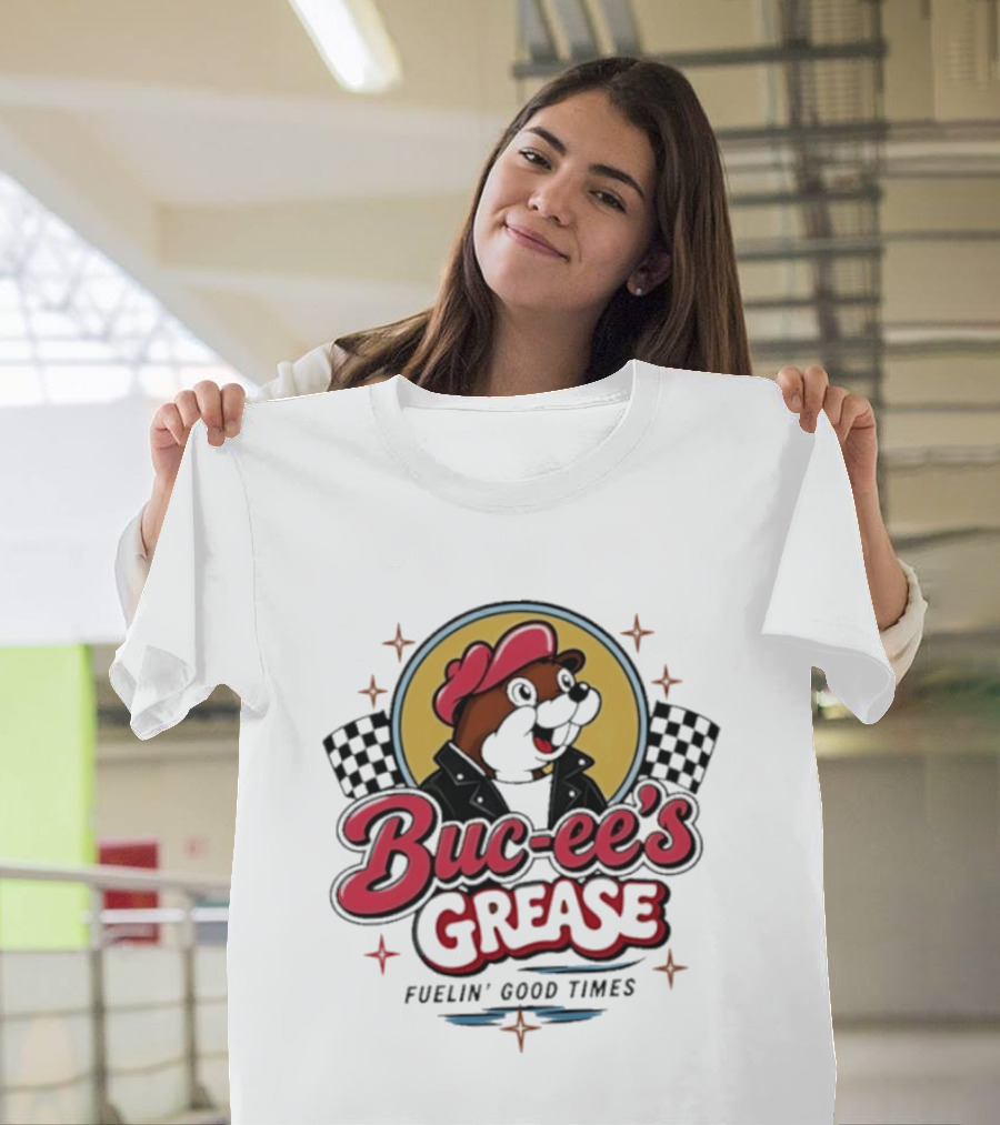 Buc Ee's Grease Fuelin' Good Times Racing T-Shirt