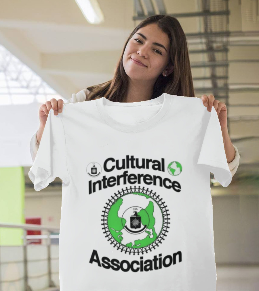 Cultural Interference Association Green Globe T-Shirt