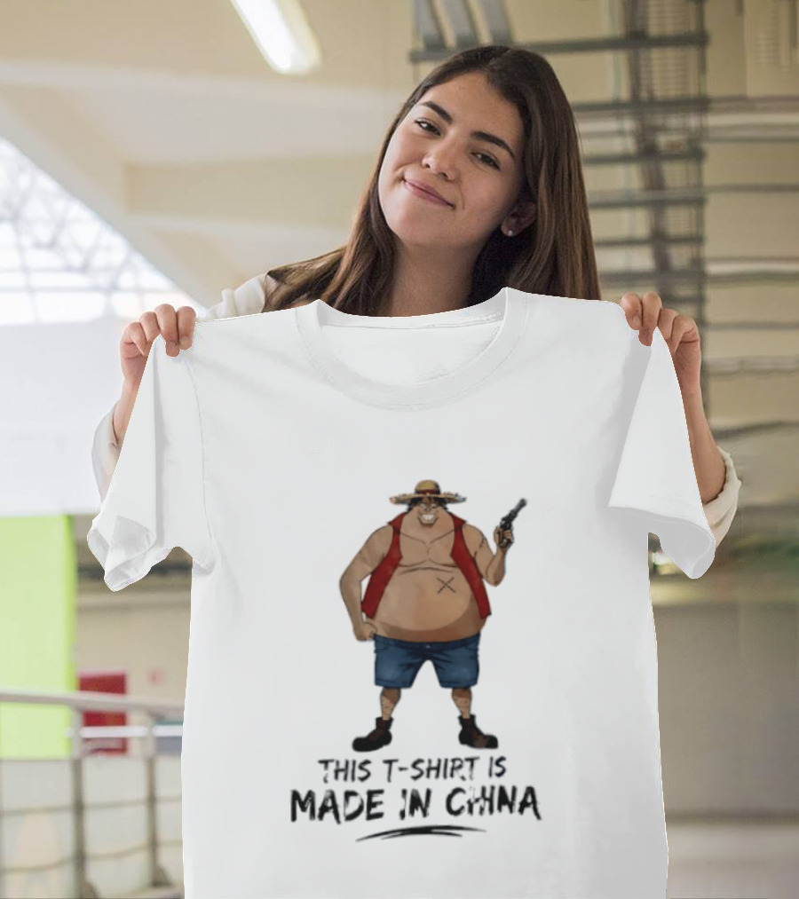 Demaro Black One Piece This Is Made In China Anime T-Shirt