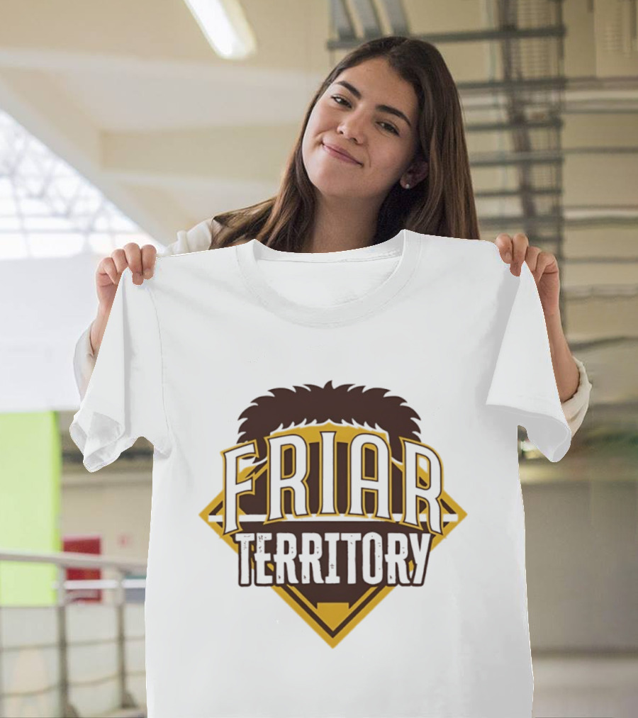 San Diego Padres Friar Territory Baseball Team T-Shirt