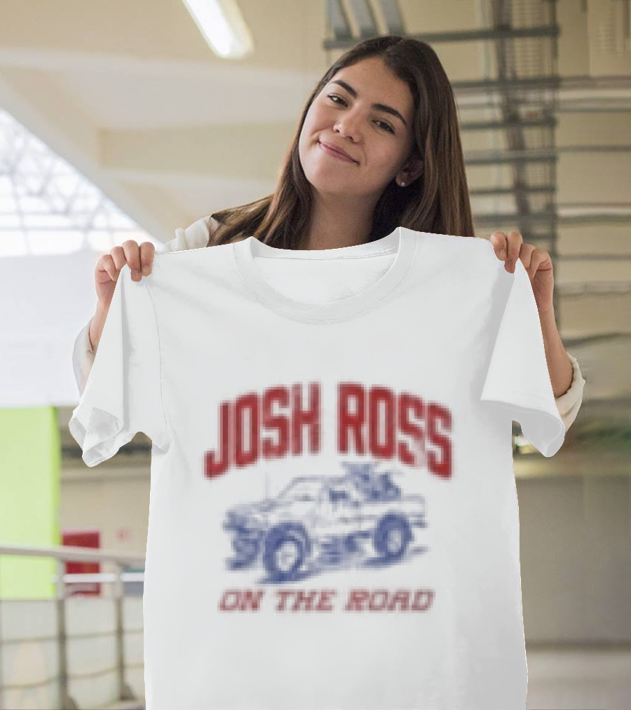 Josh Ross On The Road Tour Blue Car T-Shirt