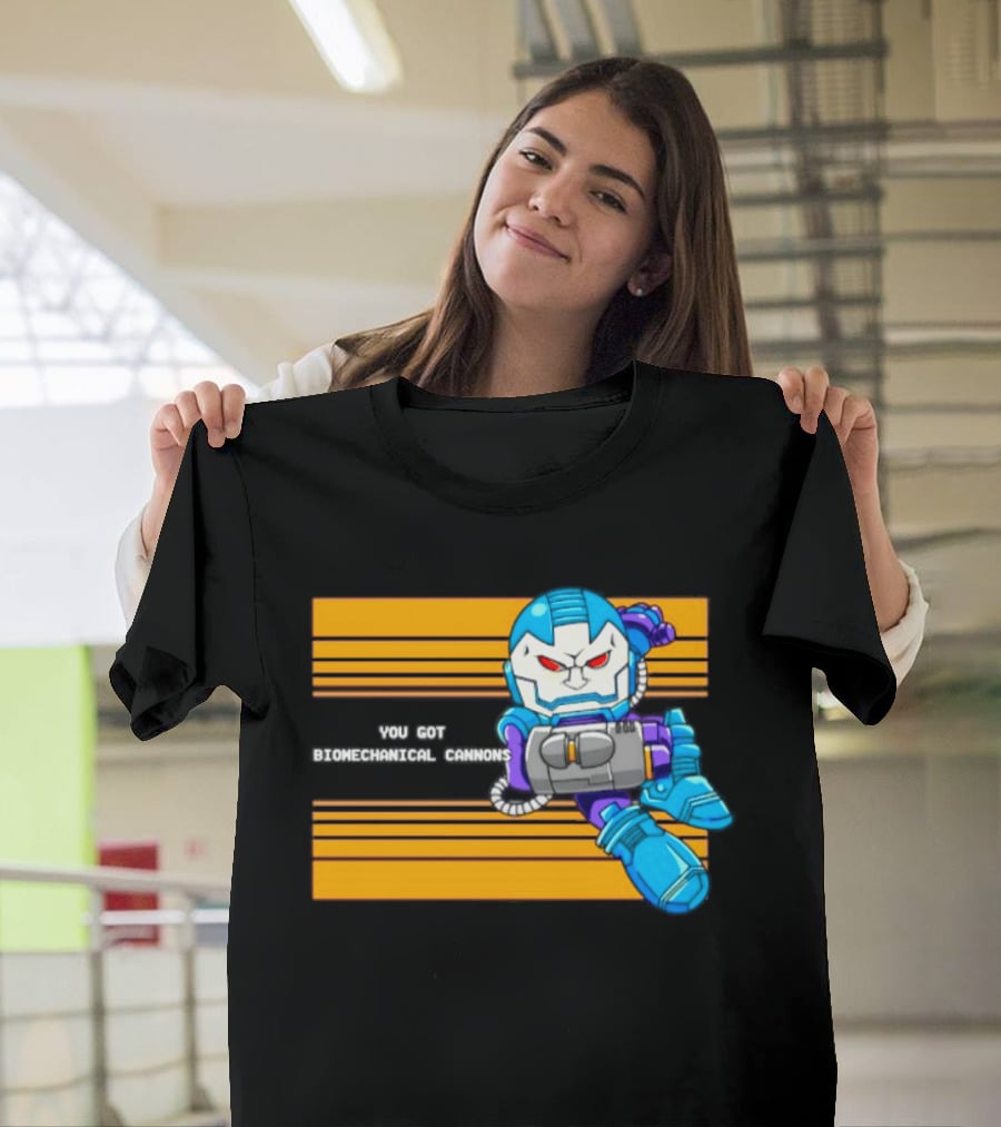 Apocalypse Marvel Cartoon Biomechanical Cannons T-Shirt