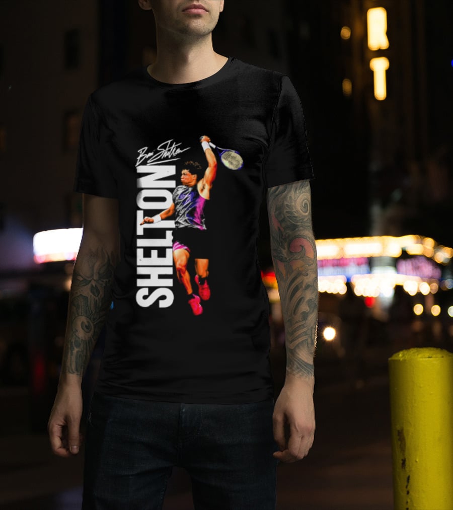 Ben Shelton Tennis Player Signature Art 2026 T-Shirt