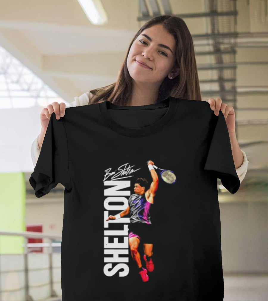 Ben Shelton Tennis Player Signature Art 2026 T-Shirt