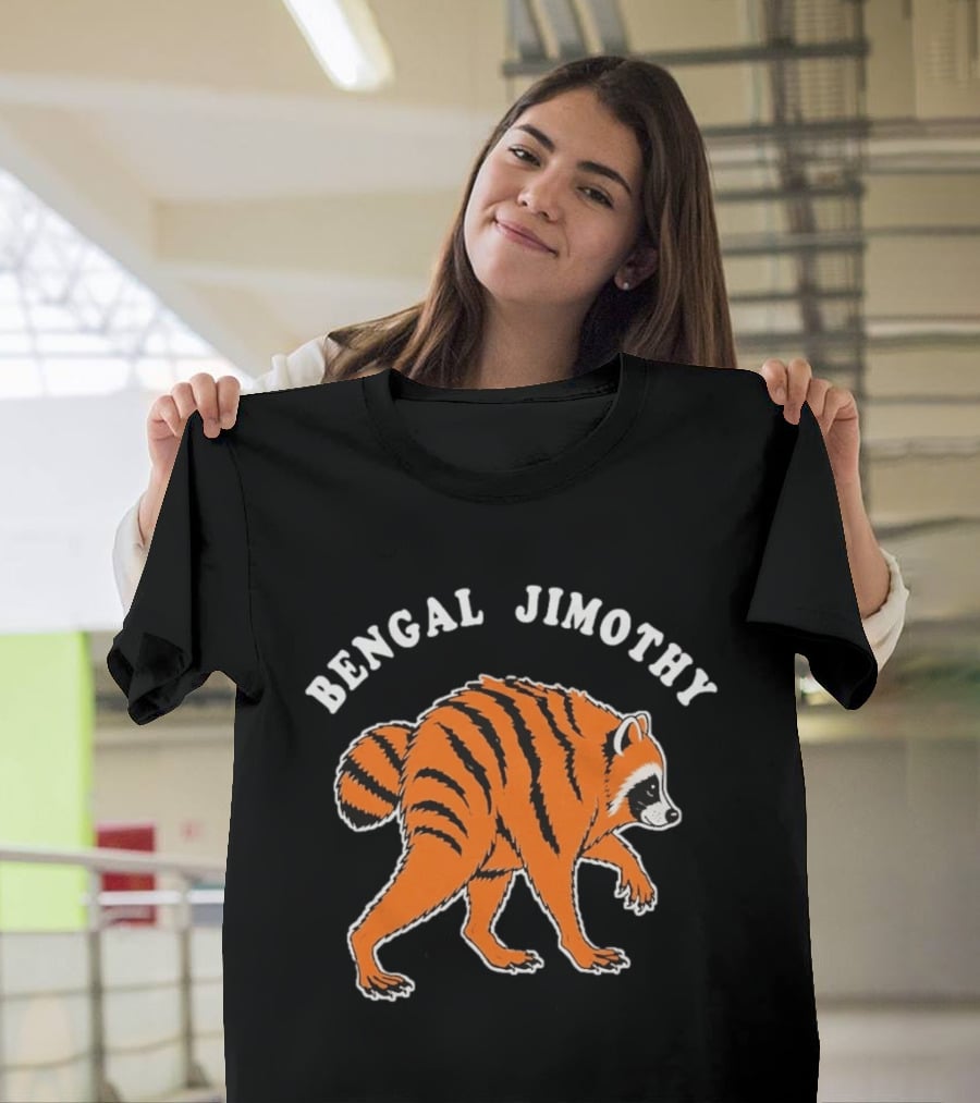 Bengal Jimothy Tiger Raccoon Creature T-Shirt