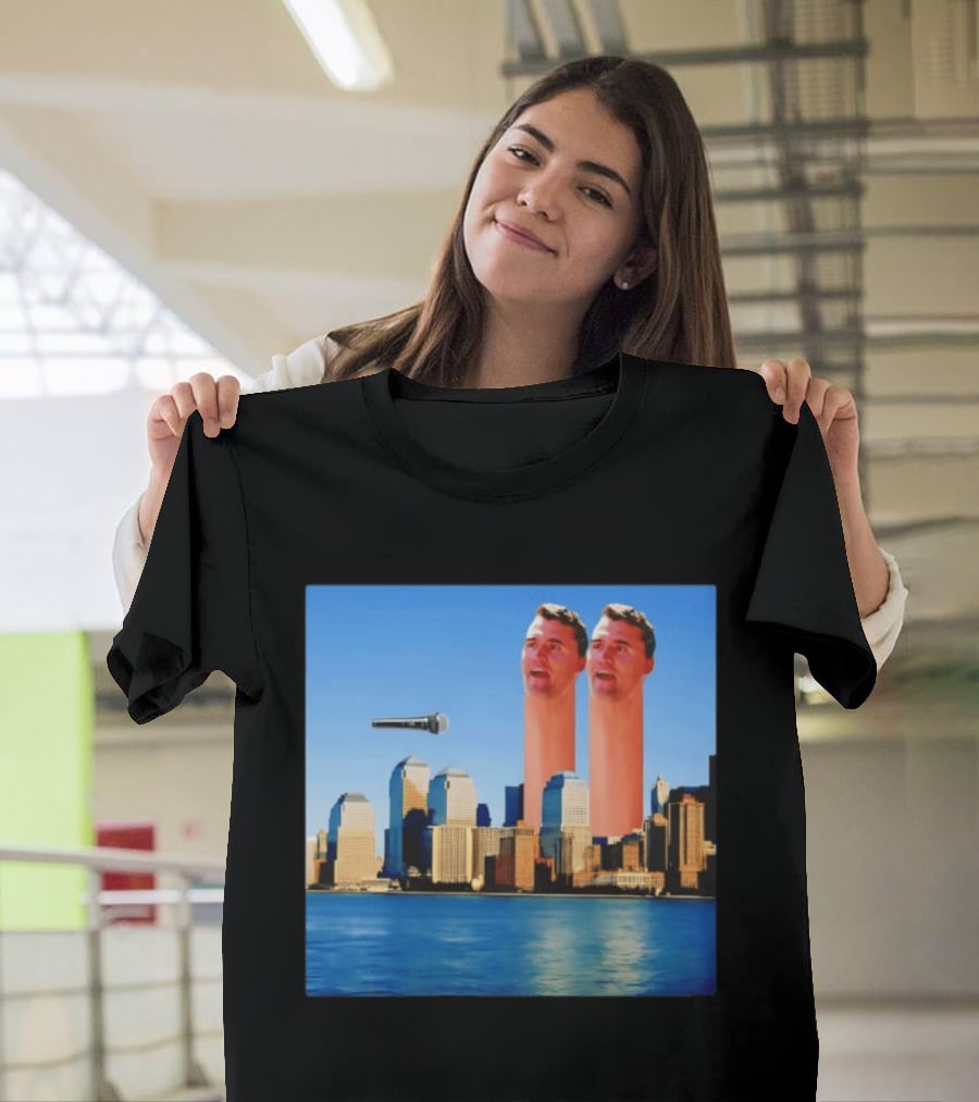Charlie Kirk These Colors Don't Cum 9/11 Meme Turning Point USA Event T-Shirt