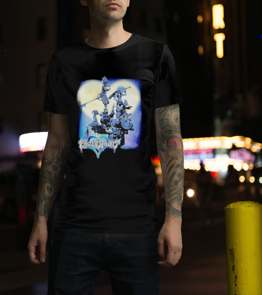 Kingdom Hearts Legends SquareSoft Sora Keyblade Moonlight T-Shirt