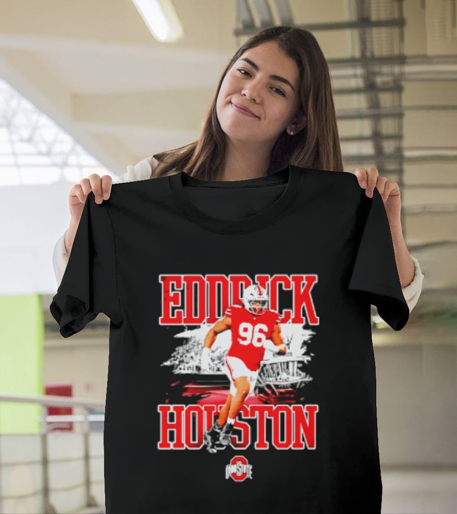 Eddrick Houston 96 Ohio State Buckeyes NCAA Football Player T-Shirt