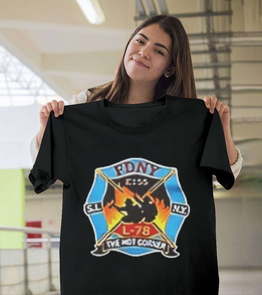 Marcus Freeman Notre Dame Fighting Irish FDNY Engine 155 Ladder 78 The Hot Corner T-Shirt