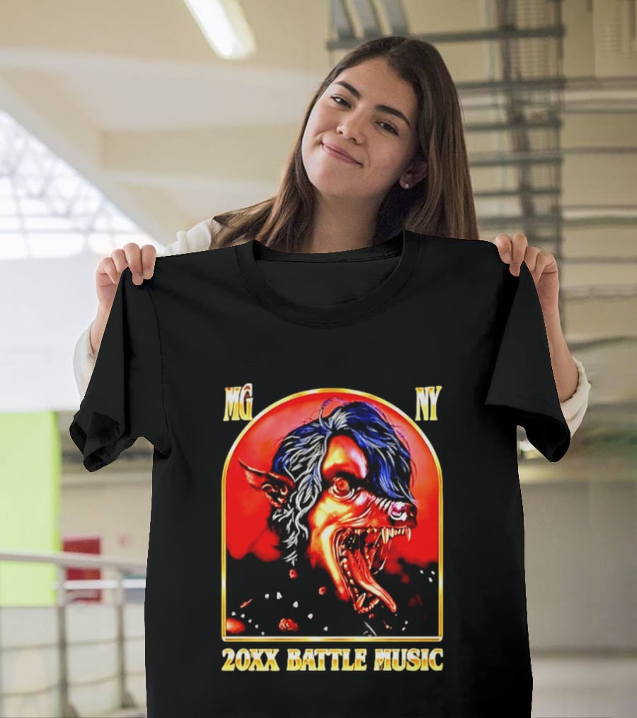 MG NY 20XX Battle Music Machine Gun Kelly Werewolf T-Shirt