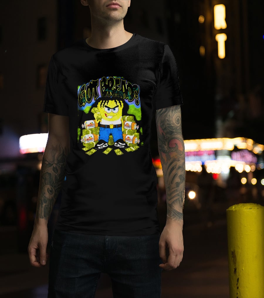 Wakko Exotics Store Whiteloaf Got Bread Black Character With Money Loaves T-Shirt