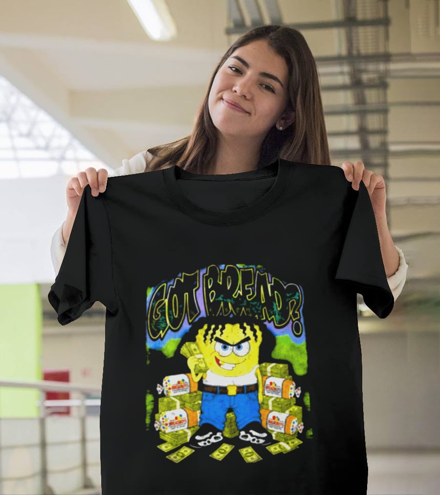 Wakko Exotics Store Whiteloaf Got Bread Black Character With Money Loaves T-Shirt