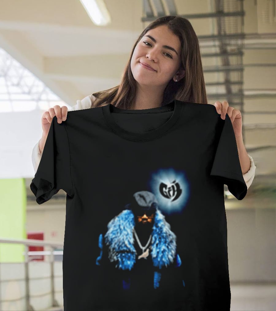 Staple Pigeon Store Staple X Ghostface Killah Collaboration With Wu Tang Clan Influence And Iconic Blue Fur Coat T-Shirt