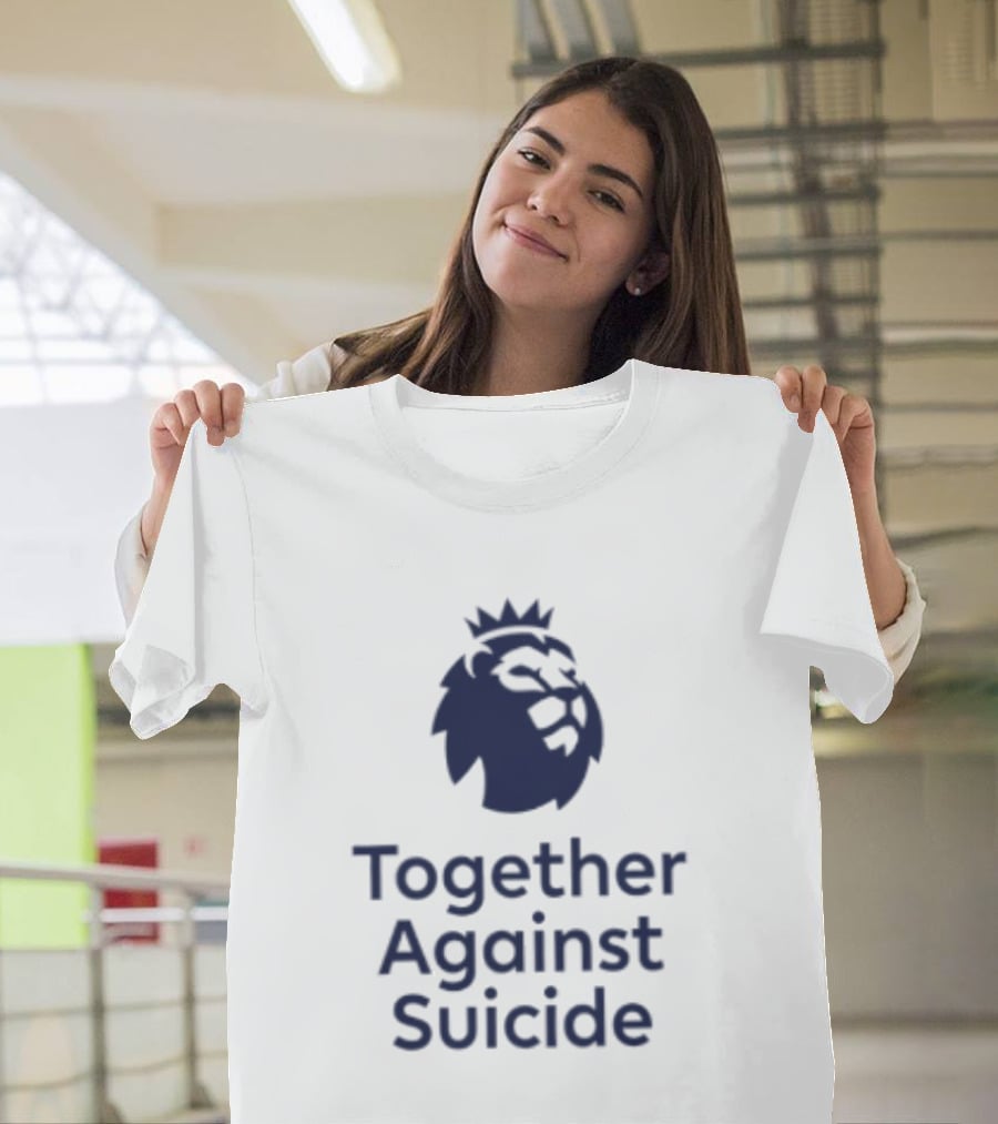 Together Against Suicide Mental Health Awareness Lion King Crown T-Shirt
