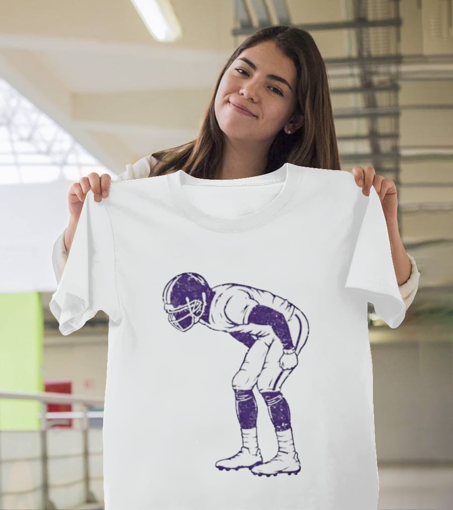 Warren Moon Minnesota Vikings Football Player Vintage Pose T-Shirt