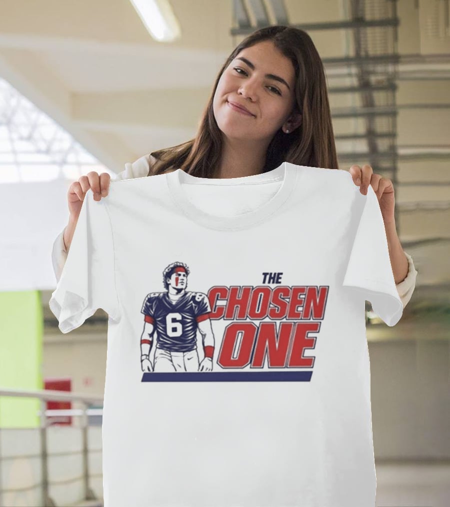 Chosen One Football Jersey Number 6 Athlete T-Shirt