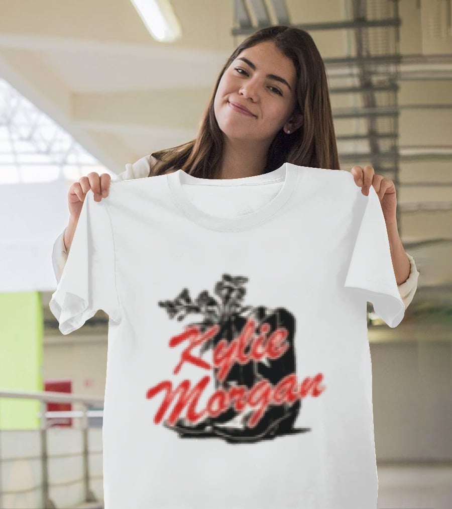 Kylie Morgan 1 800 Dump Him Boots Roses T-Shirt