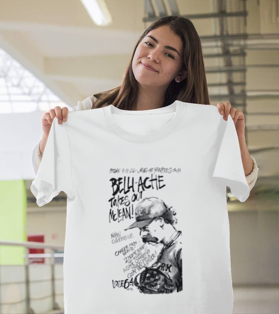 Belly Ache Takes Out McLean New York Mets Baseball T-Shirt