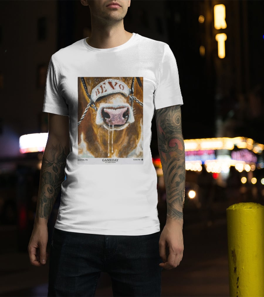 Texas Longhorns Bevo Vs Ohio State Austin TX Gameday 6:30 PM 2026 T-Shirt