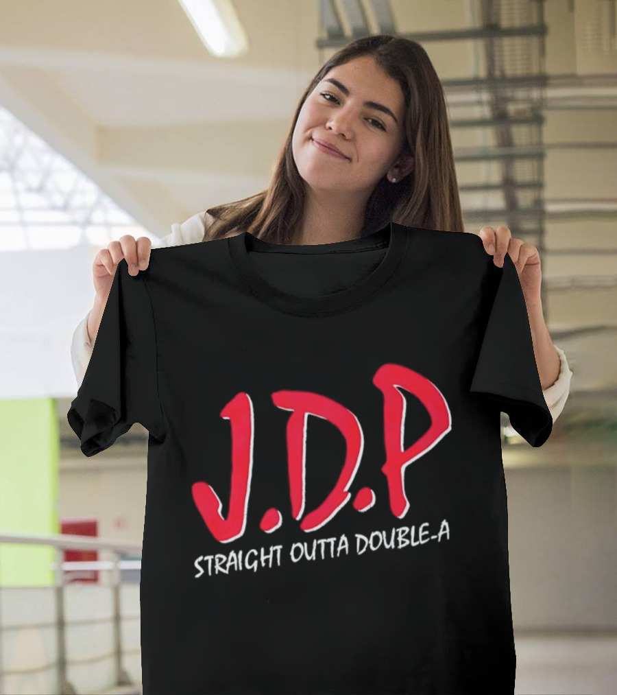 Josue De Paula JDP Straight Outta Double A Los Angeles Dodgers T-Shirt