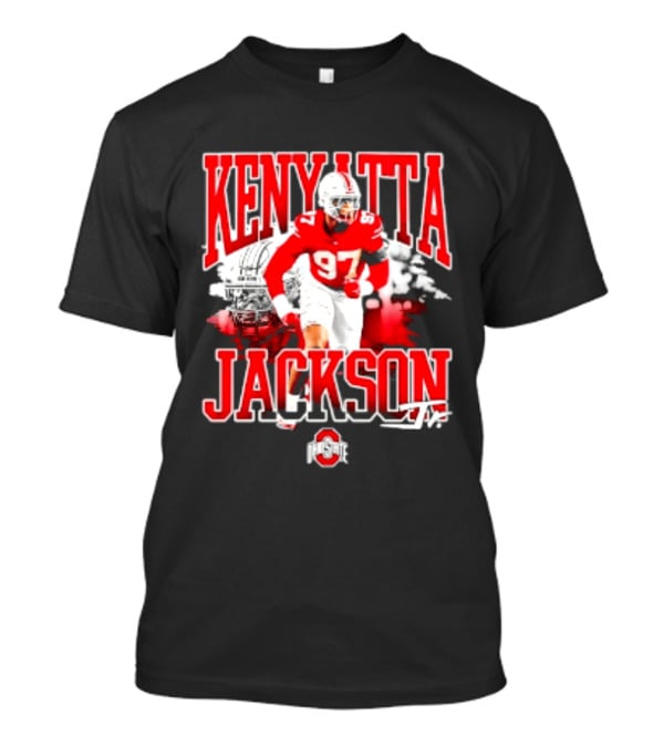 Kenyatta Jackson 97 Ohio State Buckeyes NCAA Football Player T-Shirt