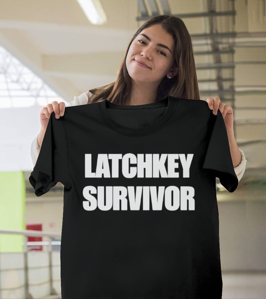 Latchkey Survivor Vintage Nostalgia Child Of The 80s Spirit T-Shirt