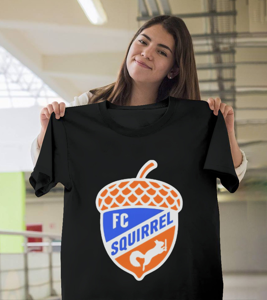 FC Squirrel Acorn Crest Cincinnati Soccer T-Shirt