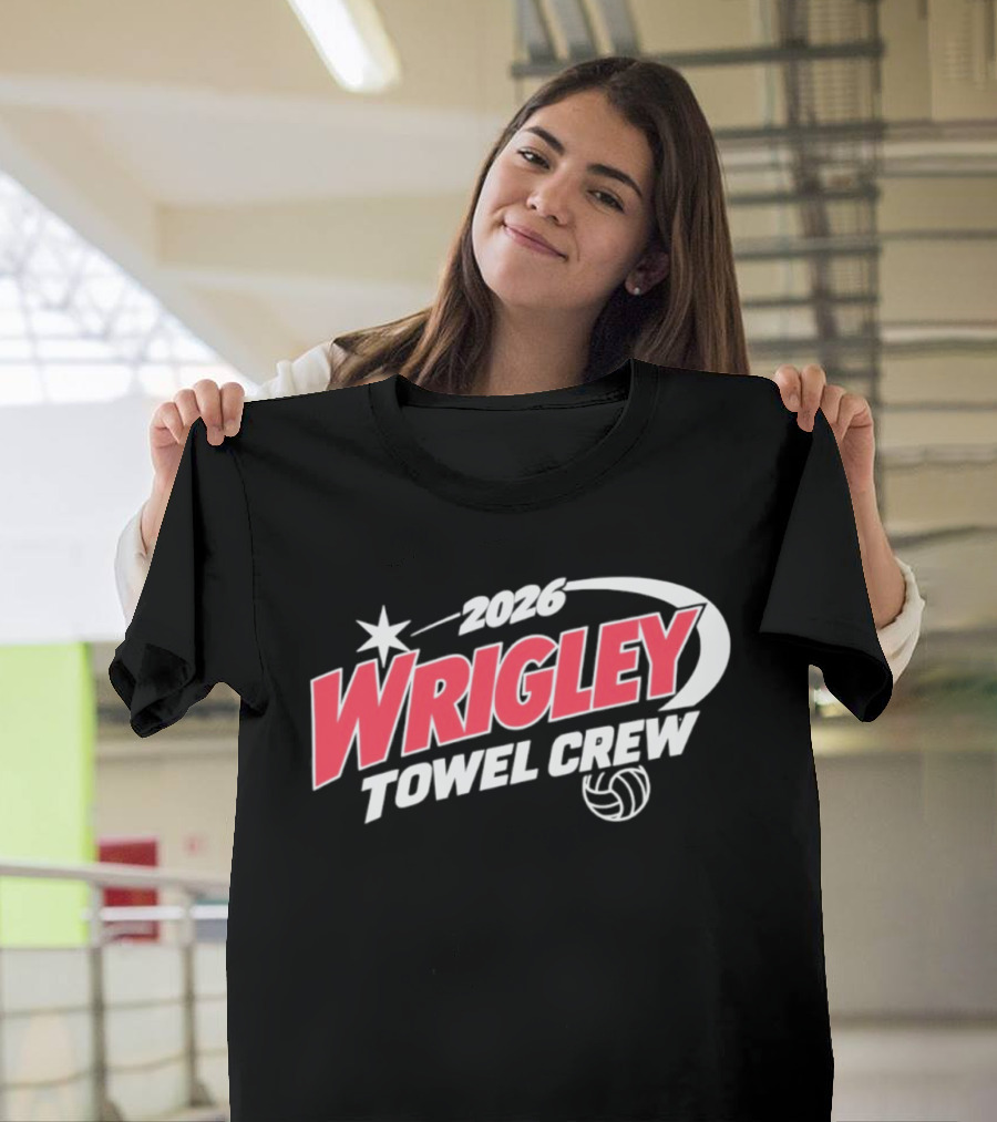 2026 Wrigley Towel Crew Volleyball Nebraska T-Shirt